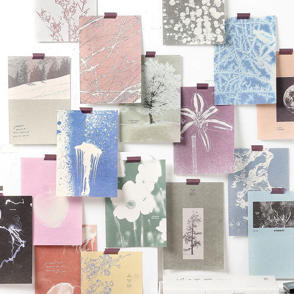 50 Pcs Creative Scrapbook Paper RJWH