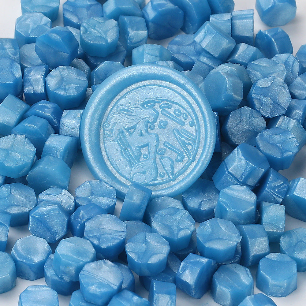 100 PCS Octagon Wax Seal Beads H91