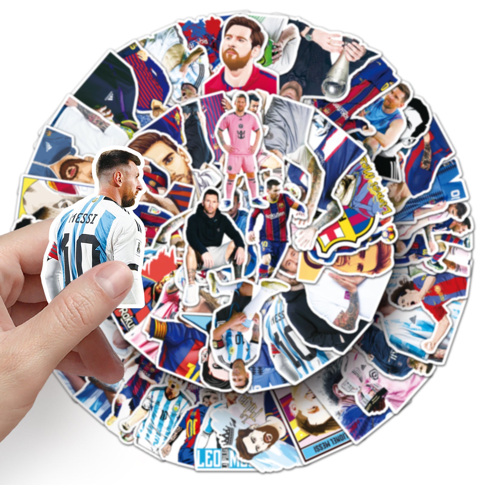 50Pcs Football Theme Waterproof Vinyl Stickers STY17