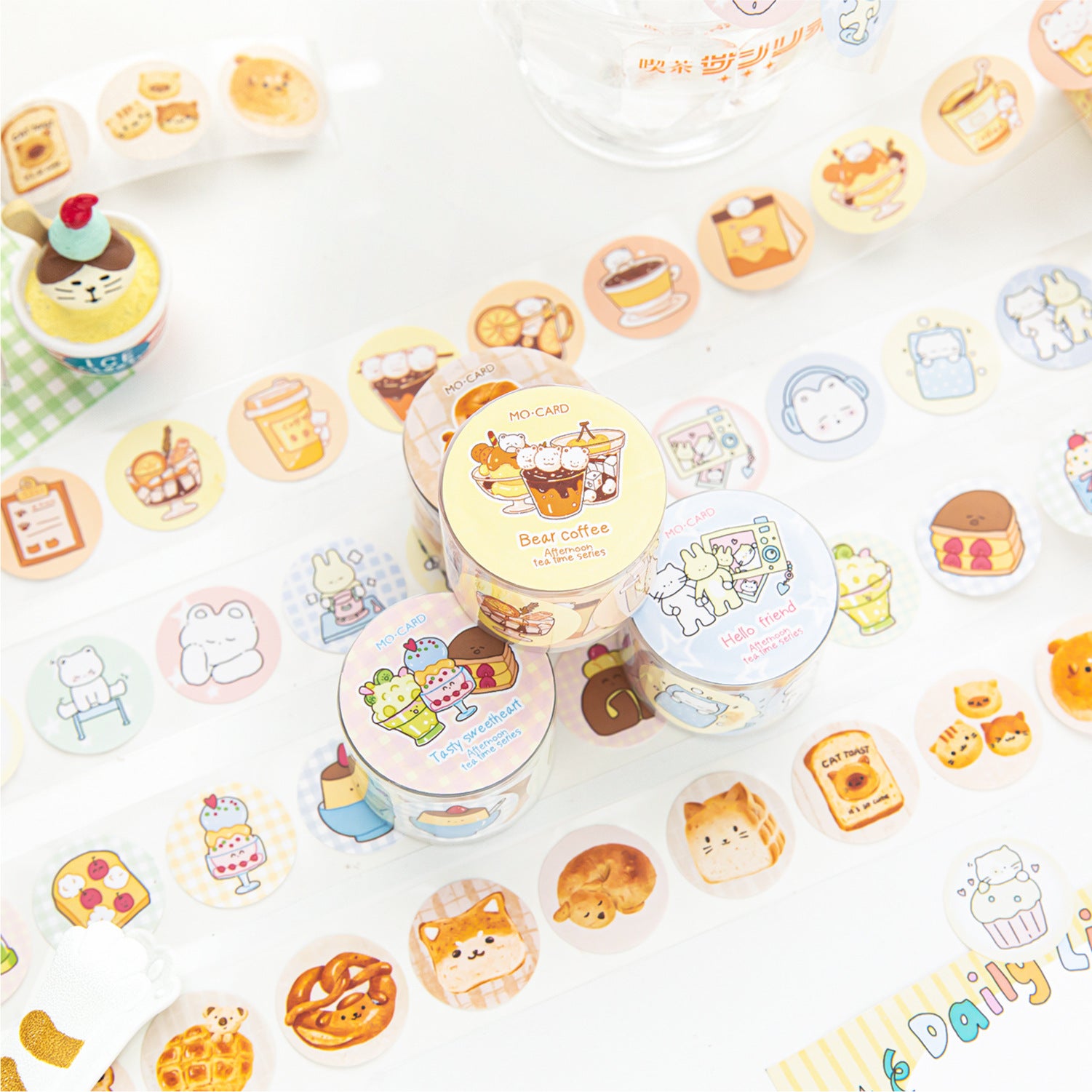 1 Roll Small Desert Tape Stickers XWCSJ