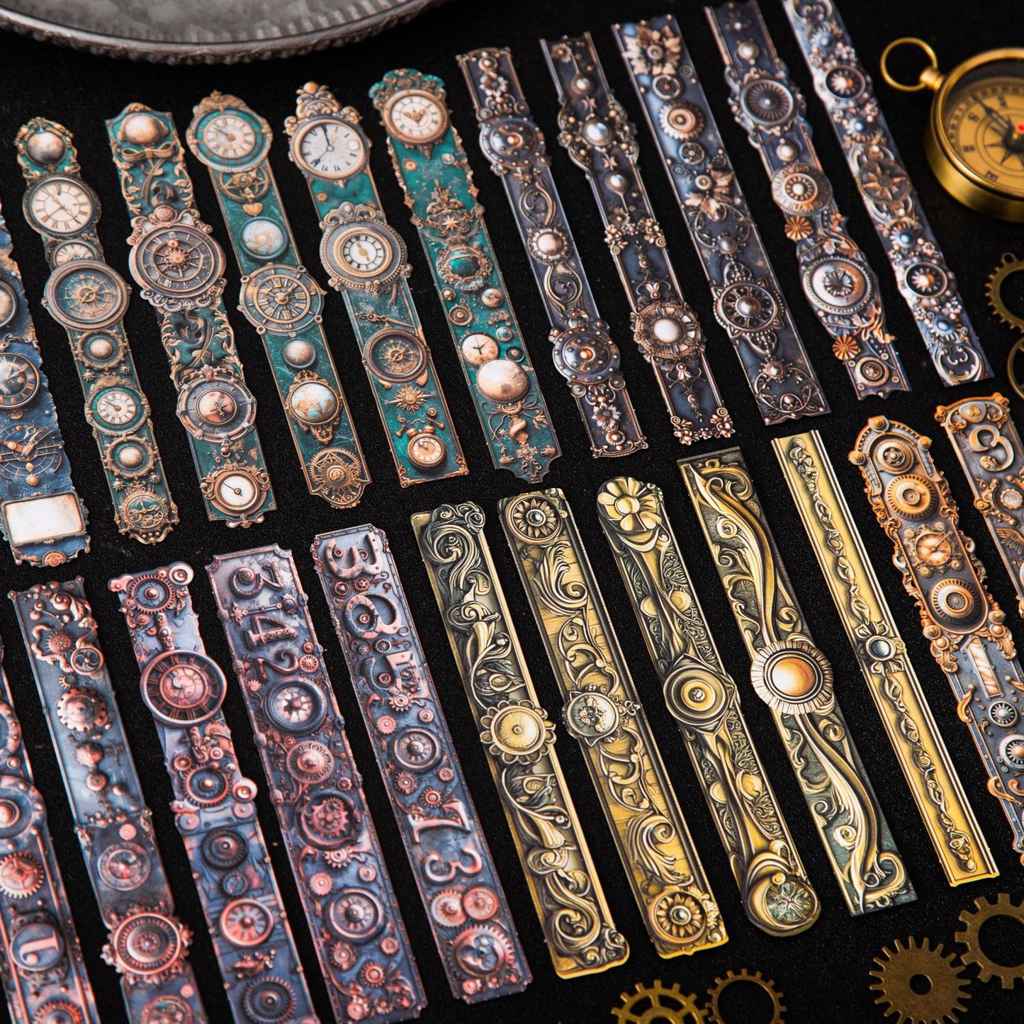 10 Pcs Punk Themed Cardstock Stickers PKBJ