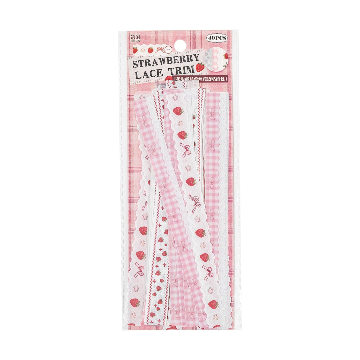 40 Pcs Lace Floral Washi Stickers HBYJ