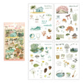 4 Pcs Everyday Journal PET Stickers - Field