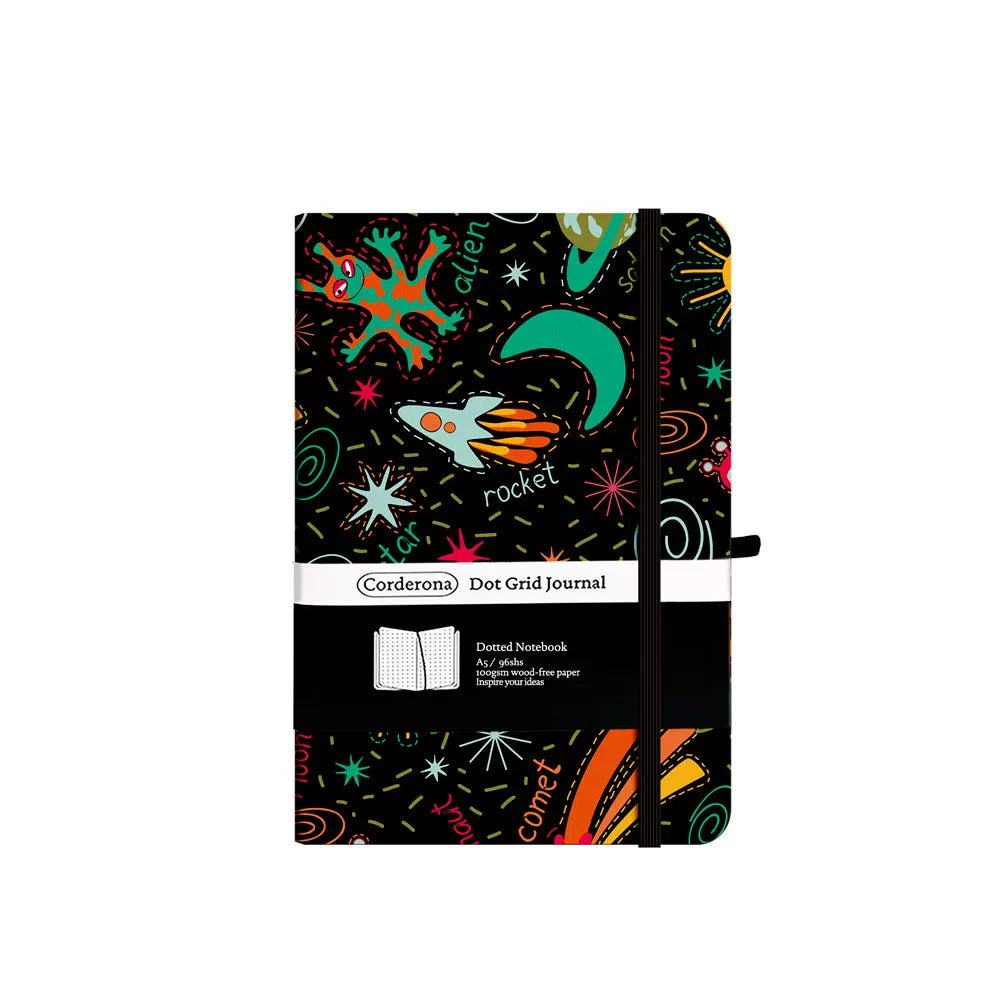Art Series A5 Hardcover  Notebook - Cartoon Space