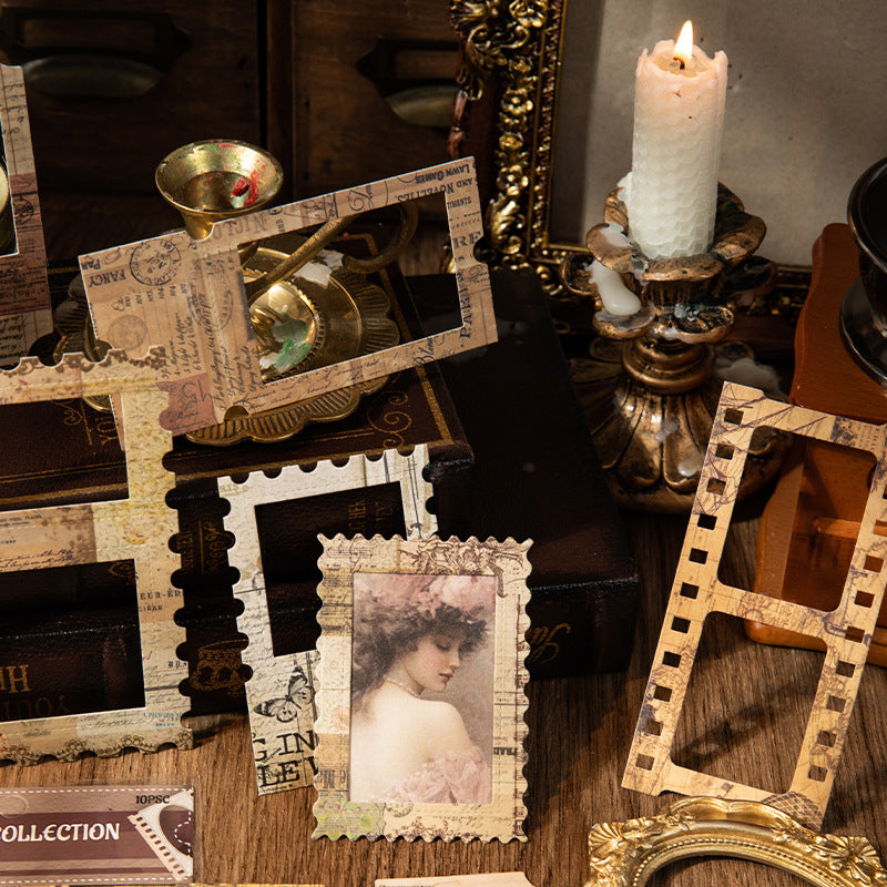 10 Pcs Vintage Frame Cardstock Paper WSWS