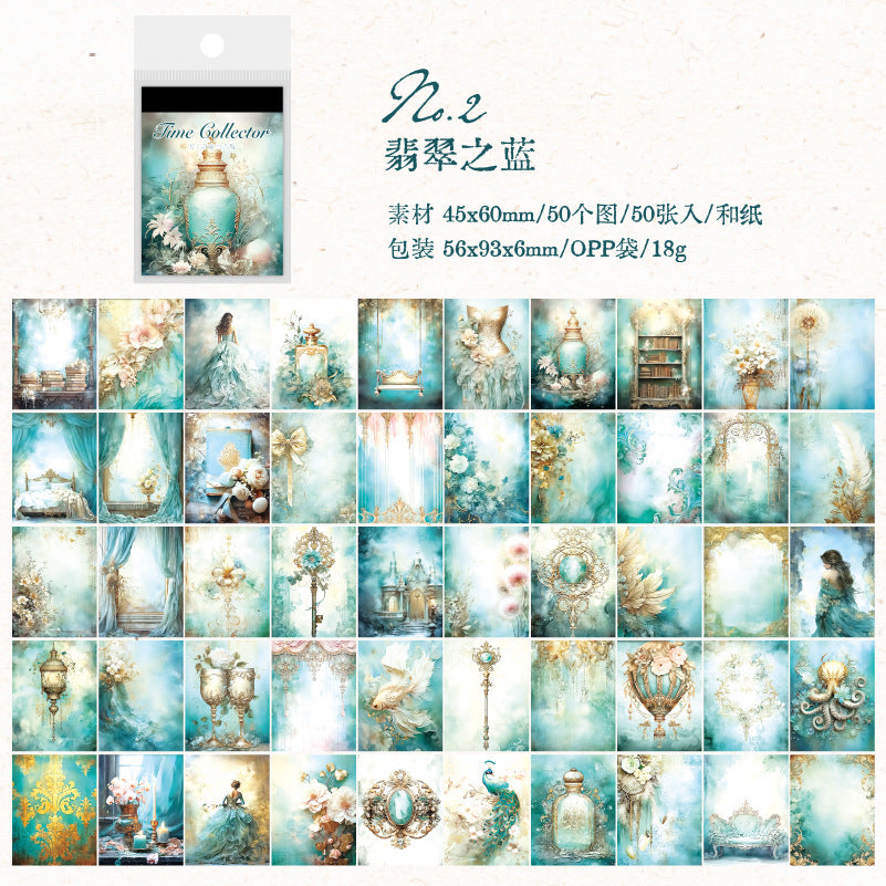 50 Pcs Vintage Junk Journal Paper Book SGSCJ