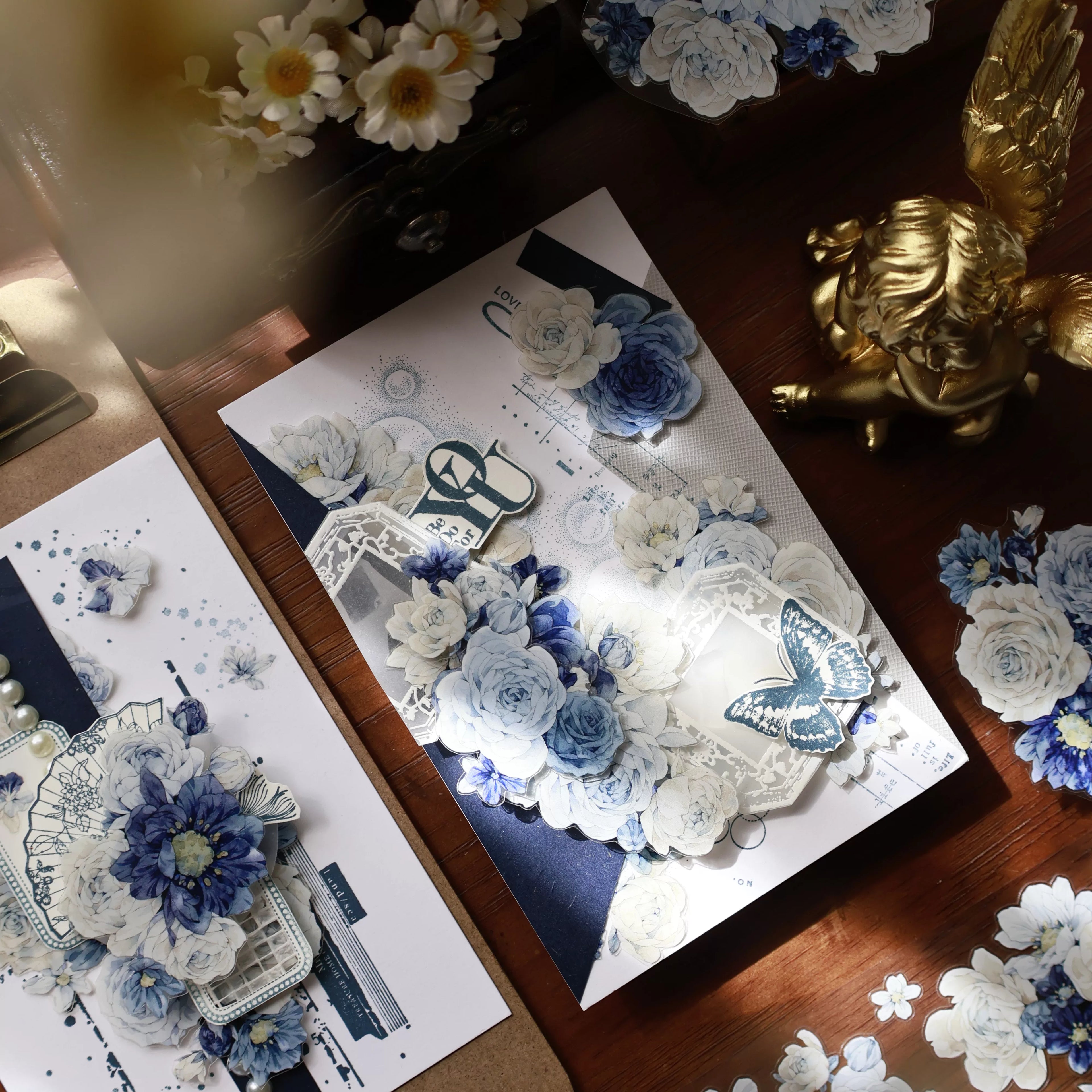Floral Decorative Tape Rolls- Frost Islet Flora