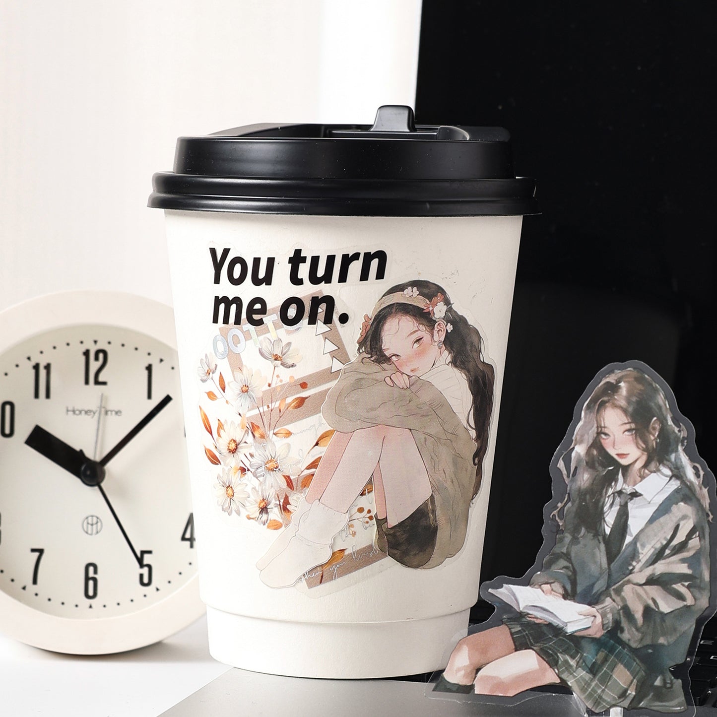 20 Pcs Fashion Girl Boy PET Stickers SXQX