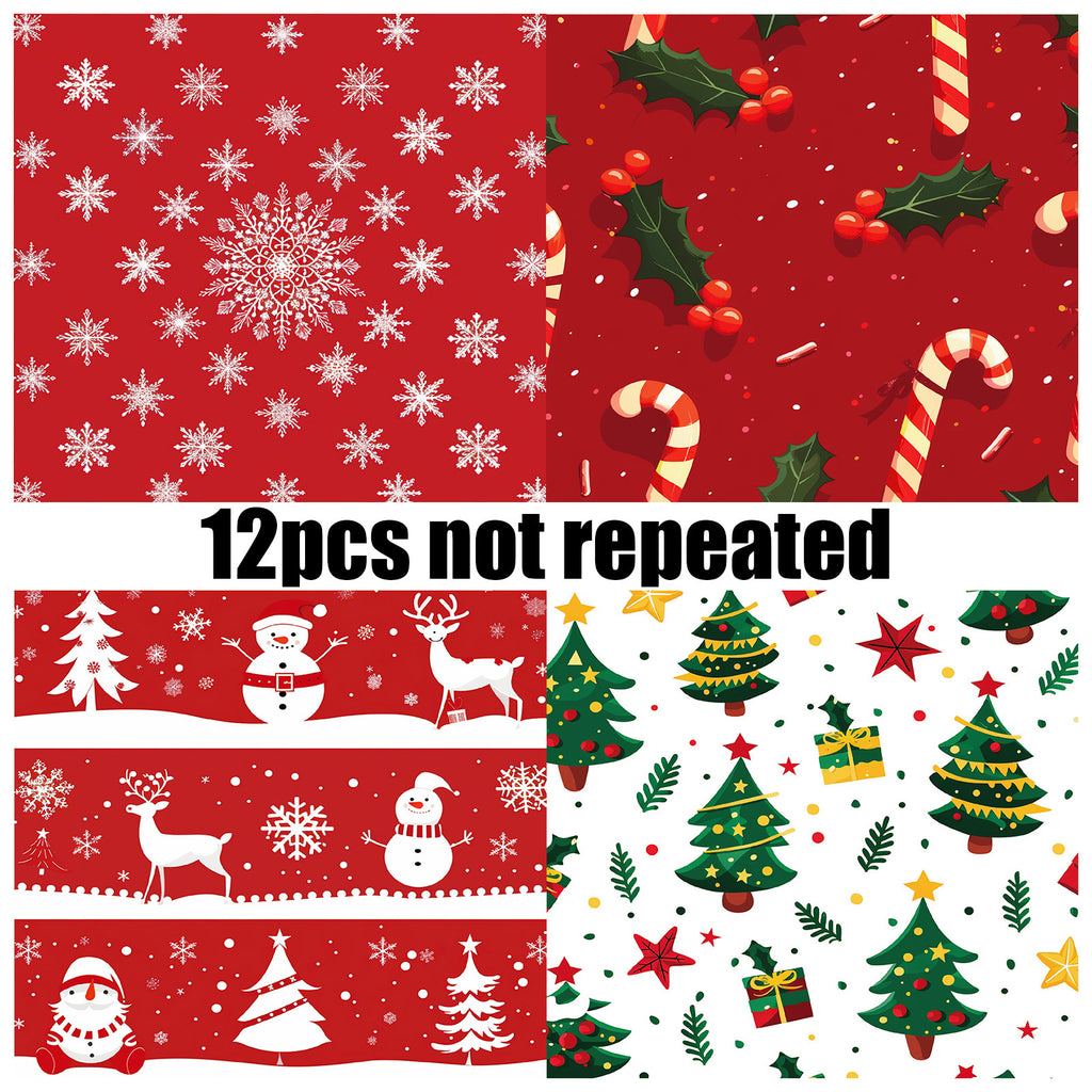 6 inch Christmas Scrapbook Paper Pad PA148