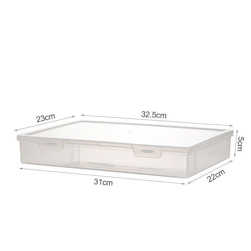 Minimalist Transparent Office Storage Box