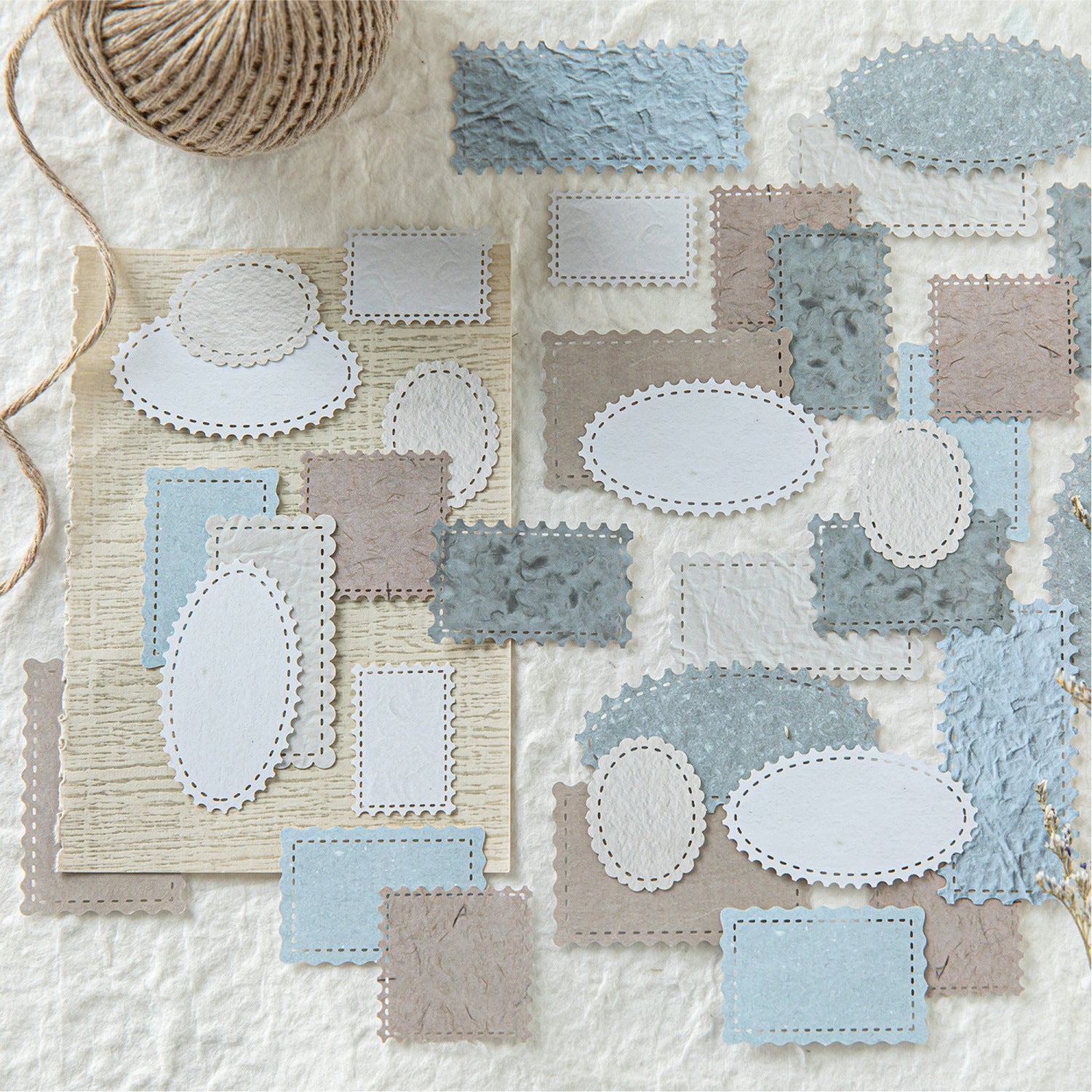 30 Pcs Creative Cutout Journal Paper SZSWJ