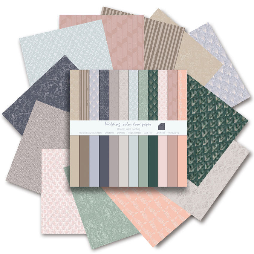 12 inch Scrapbook Paper Pad JYY093