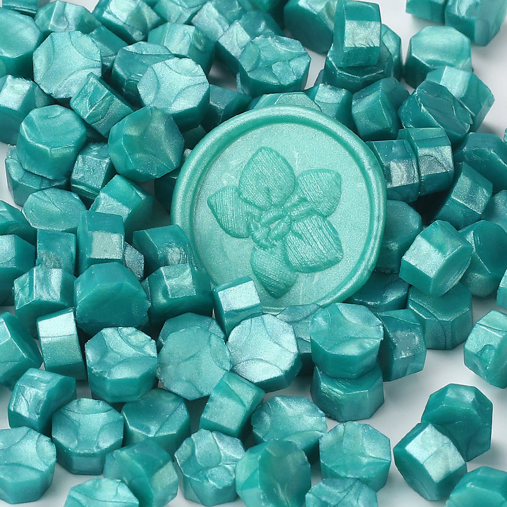 100 PCS Octagon Wax Seal Beads H101