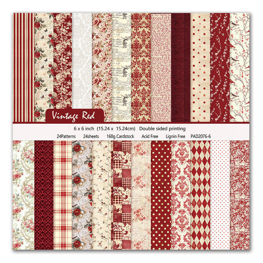 6 inch Scrapbook Paper Pad JYY6076