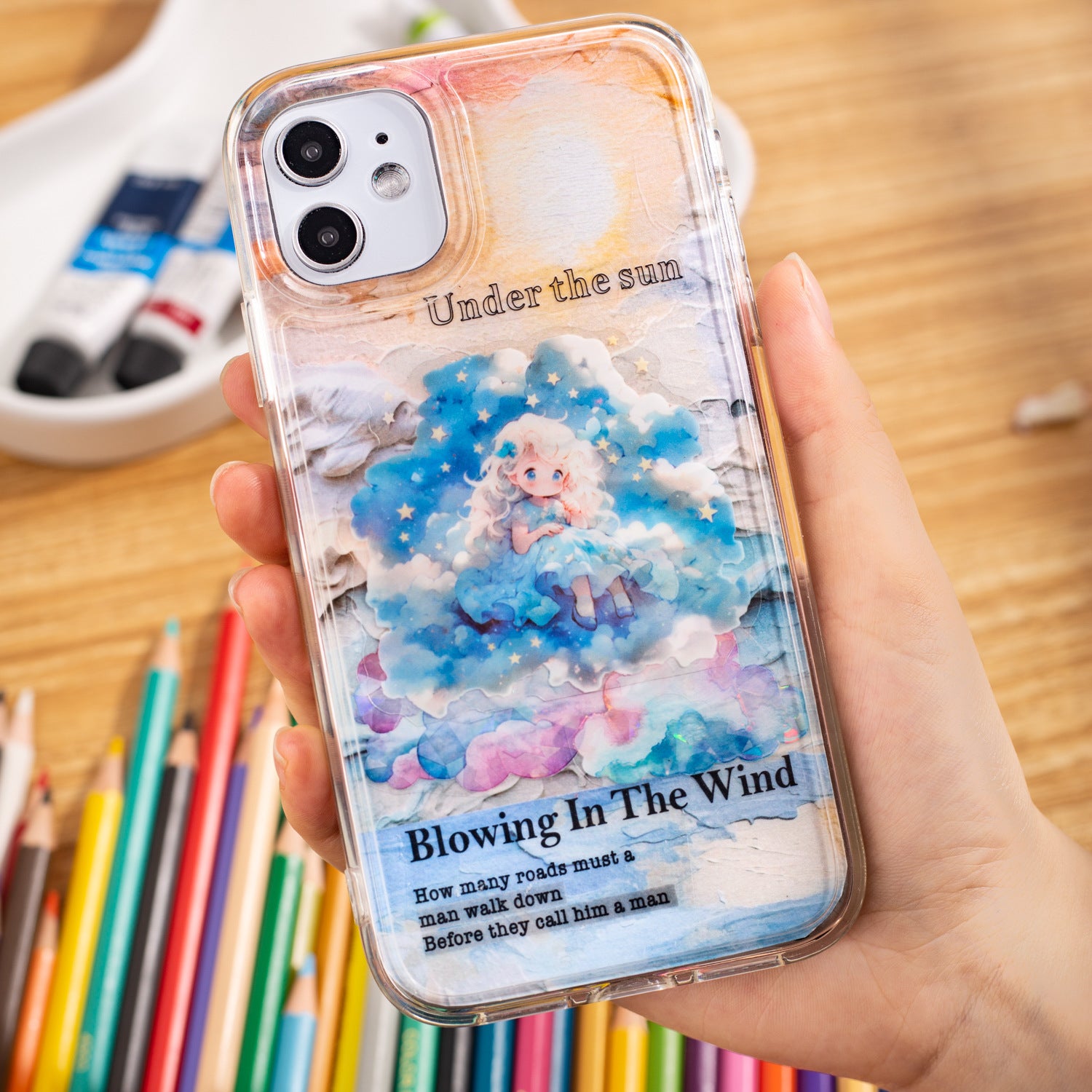 10 Pcs Oil Paint Art Washi Stickers YHLSC