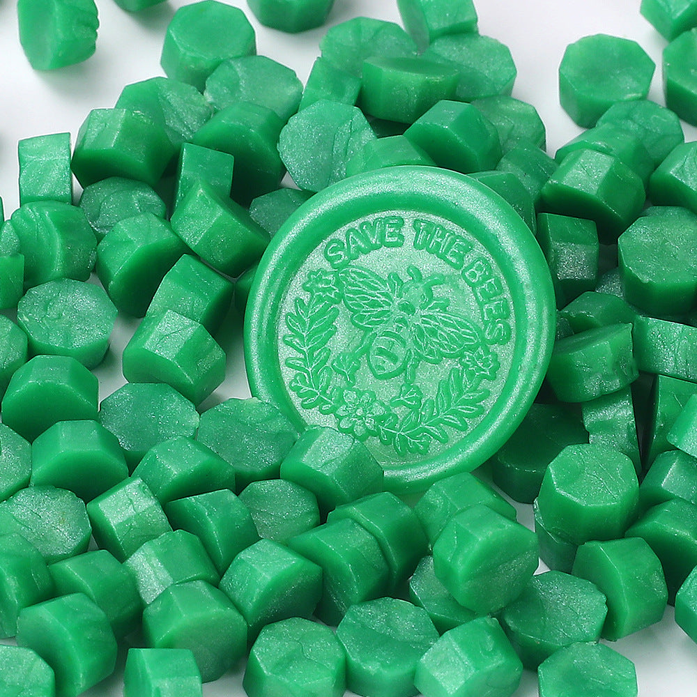100 PCS Octagon Wax Seal Beads H77