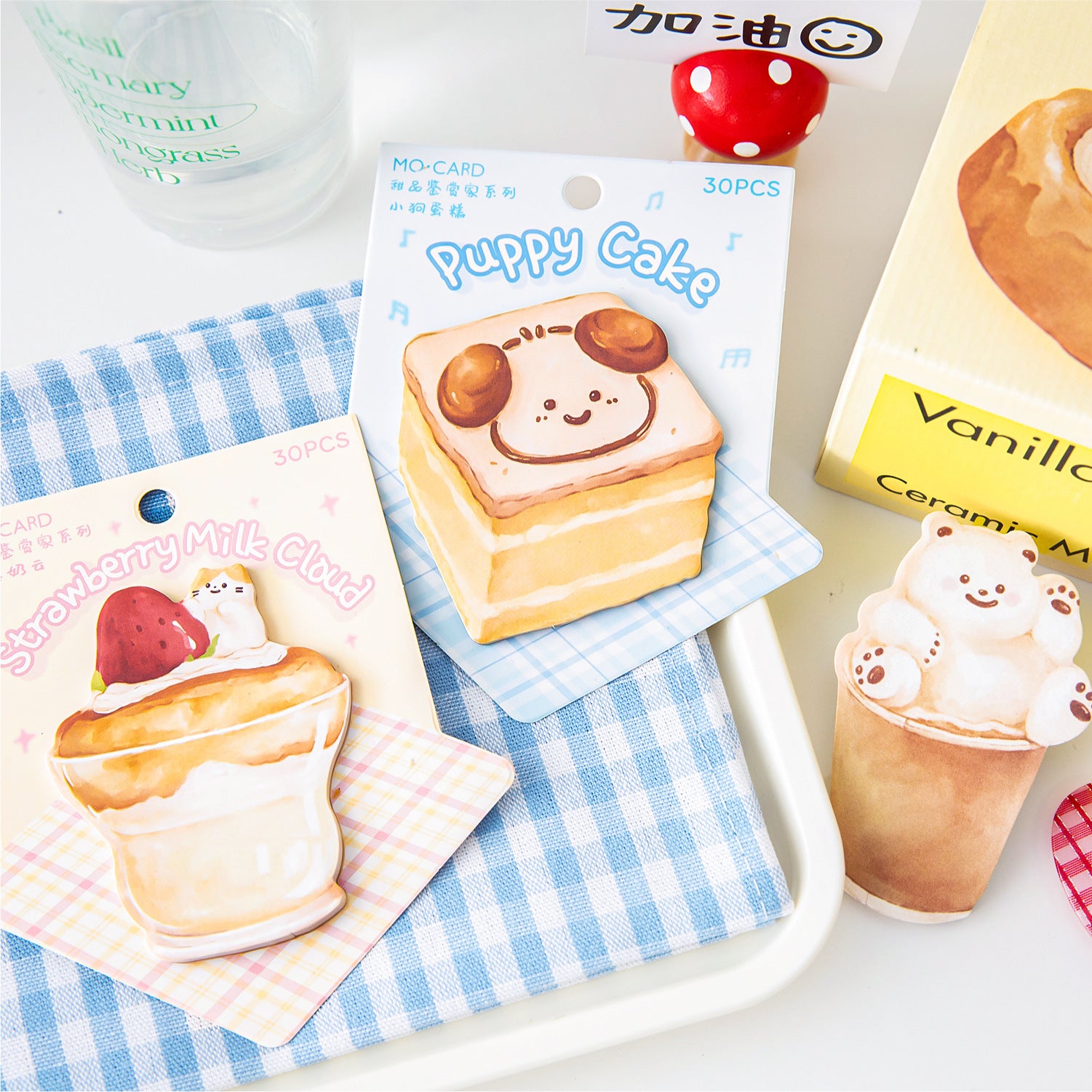 30 Pcs Creative Dessert Notepad TPJSJ