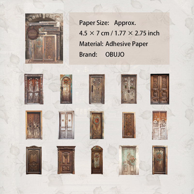 30 Pcs Antique Themed Stickers ZGCPG