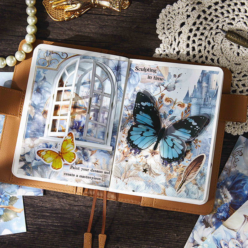 40 Pcs Fantasy Fairy Tale Journal Paper XJMYJ