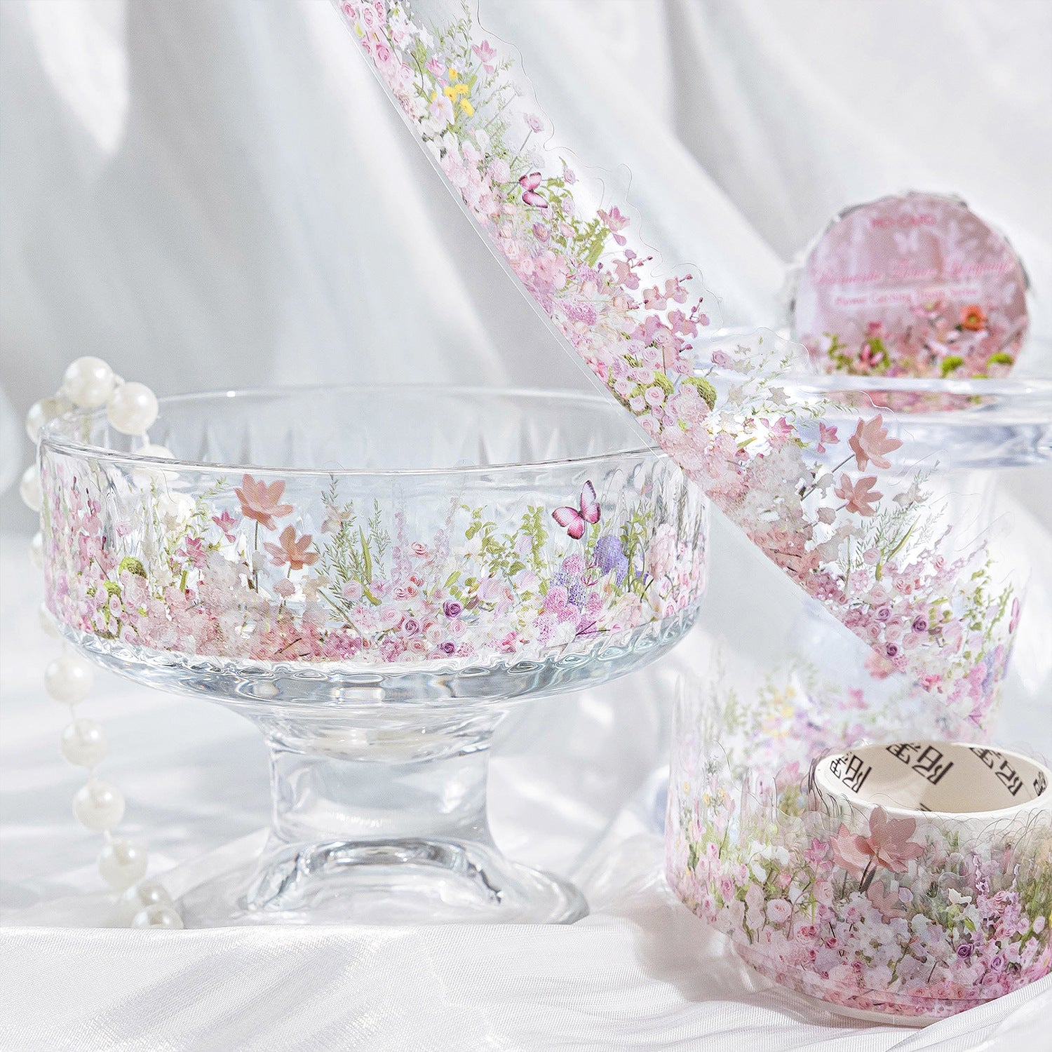 1 Roll Flower PET Tape HJPM