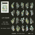 40 Pcs Gold Foil Plant Stickers HCMJ