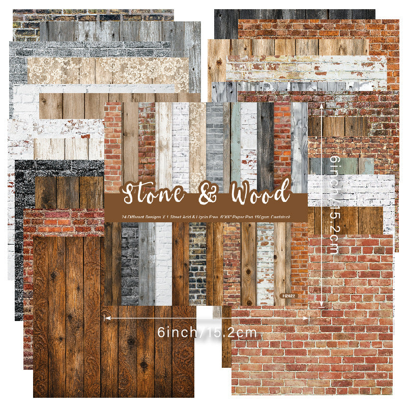 6 inch Scrapbook Paper Pad SKP2622