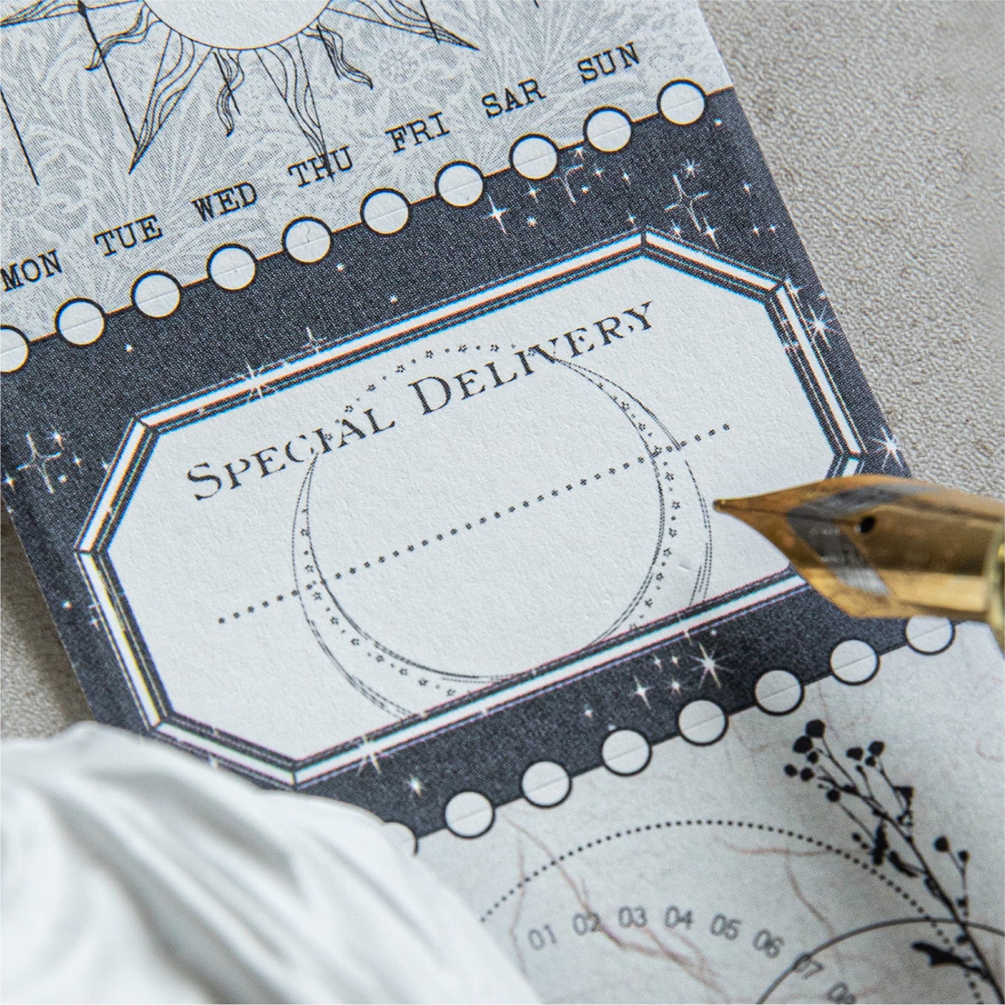 1 Roll Vintage Journal Stickers Tape WGQX