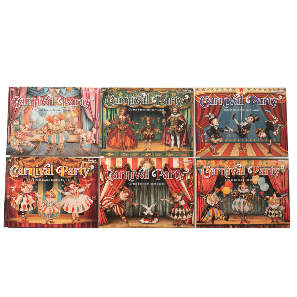 15 Pcs Joker Themed DIY Stickers and Paper Kit JNHPD