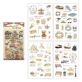 4 Pcs Everyday Journal PET Stickers - Bumper