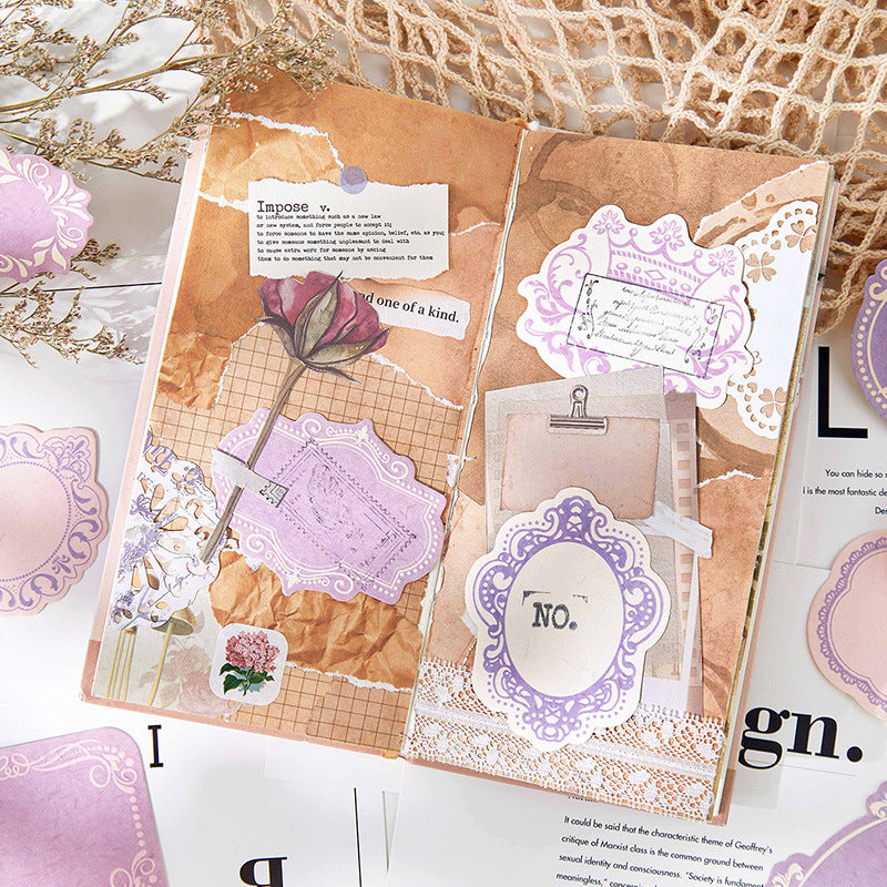 20 Pcs Floral Notepad Paper HJFY