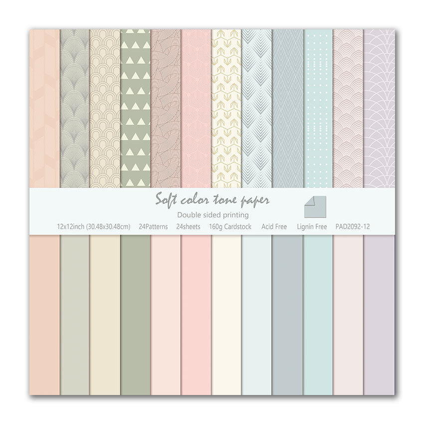 12 inch Scrapbook Paper Pad JYY092
