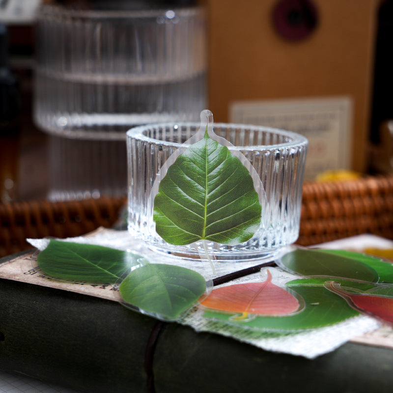 40 Pcs PET Leaf Stickers YZMY