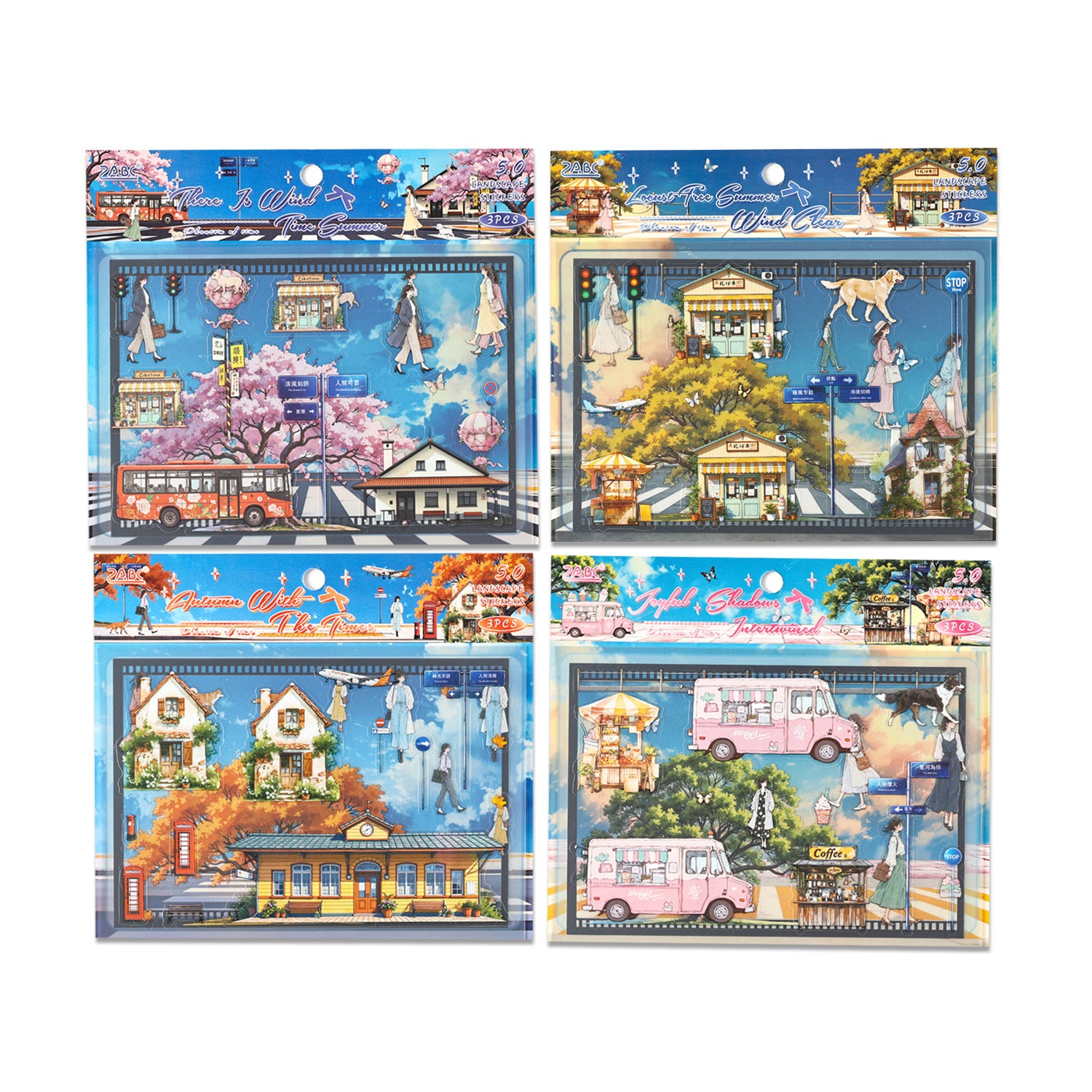 Seasonal Stree DIY Stickers Kit SGMY