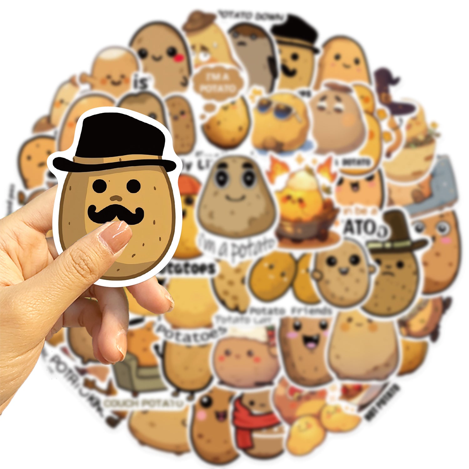 50PCS Funny Sarcastic Meme Vinyl Stickers FUN04