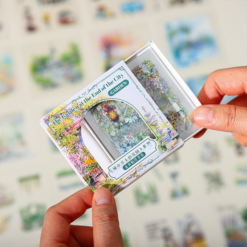 45 Pcs Garden Themed PET Stickers CSJTHY