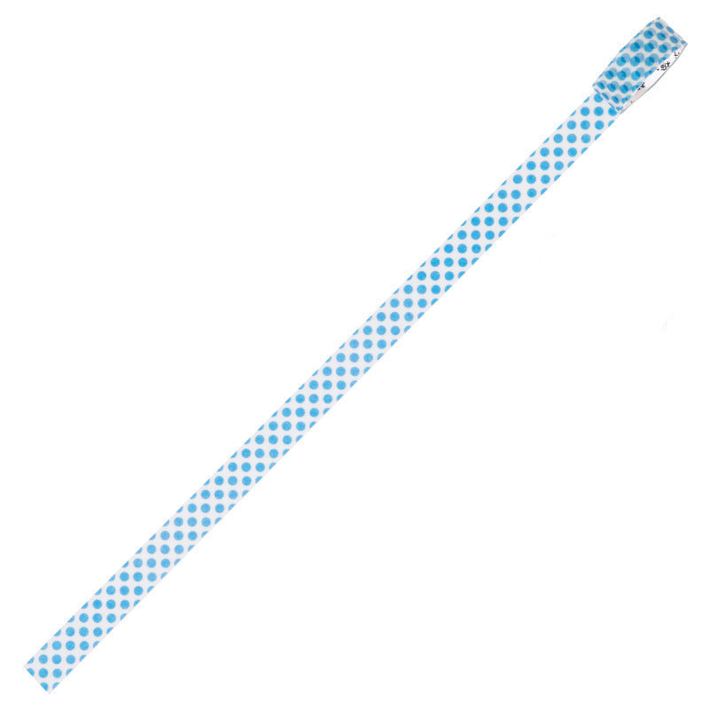Polka Dots Glitter Translucent Vellum Tape - Blue Dots