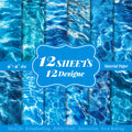 6 inch Water Texture Scrapbook Paper Pad PA836