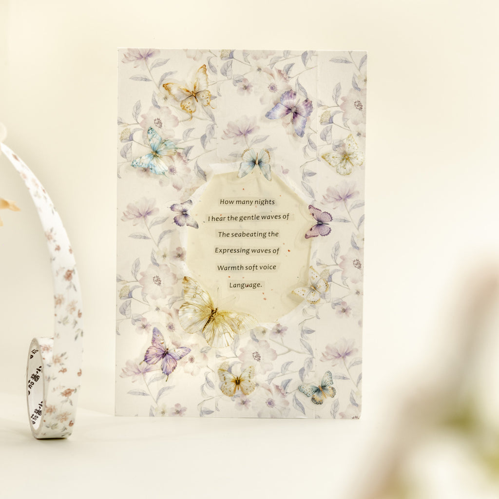 2 Rolls Floral Washi Tape Set FYHS