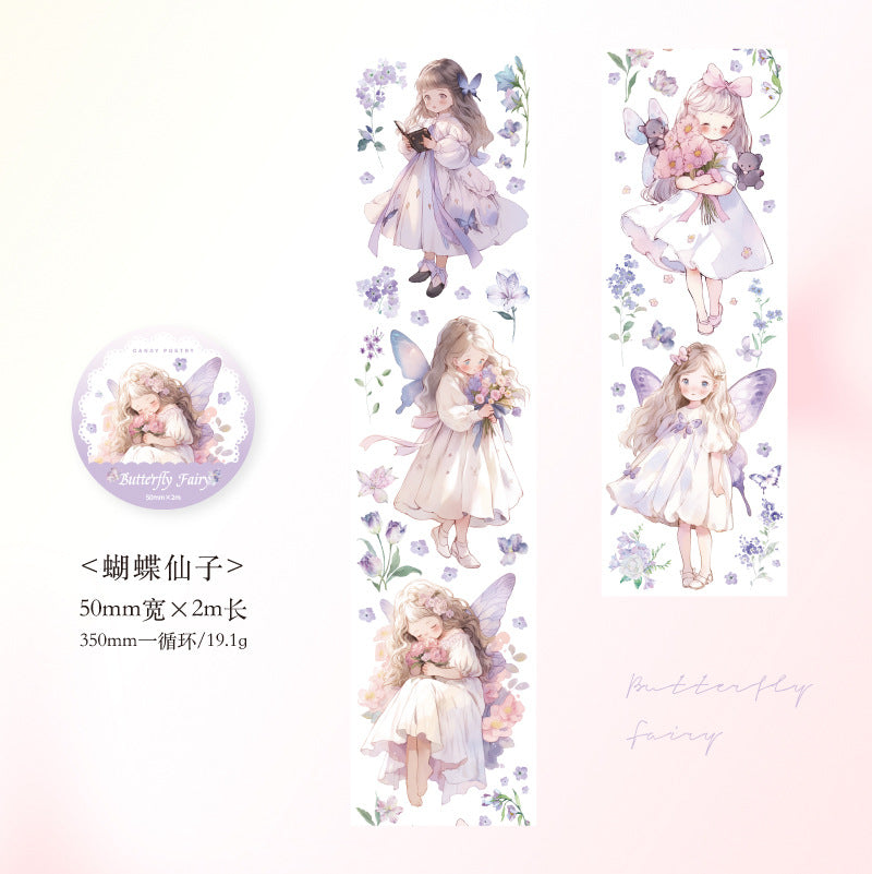 1 Roll Little Girl Washi Tape XDJL