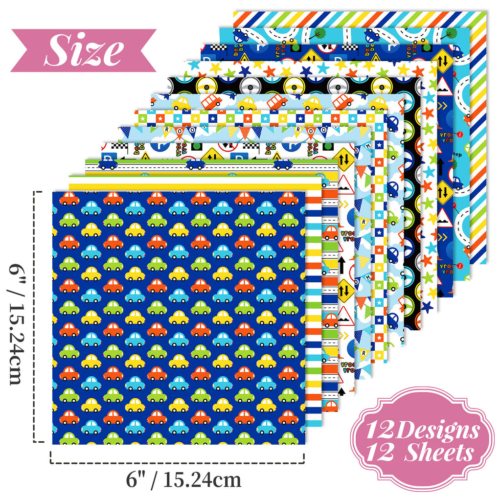 6 inch Trafic Scrapbook Paper Pad PA320