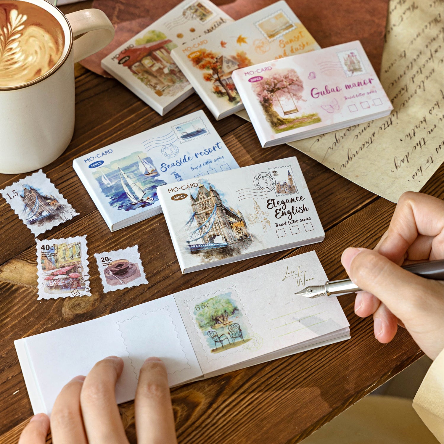 50 Sheets Travel Theme Notepad Paper LTLX