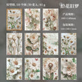 30 Pcs Flowers Scrapbook Paper HYWS