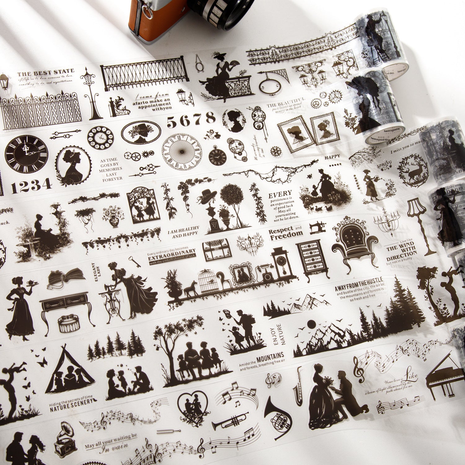 Obujo 1 Roll Shadow Art PET Tape LKHY are perfect for scrapbooking