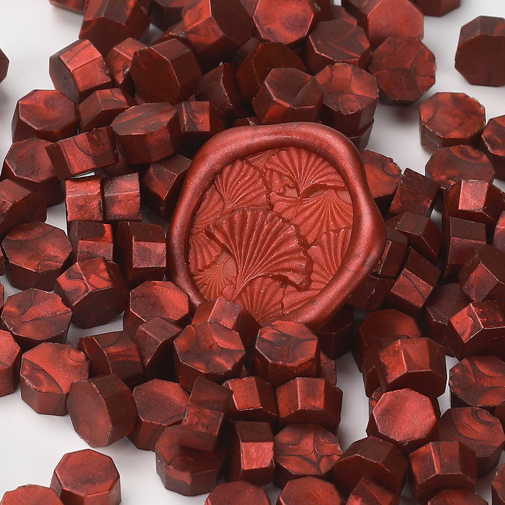 100 PCS Octagon Wax Seal Beads H131