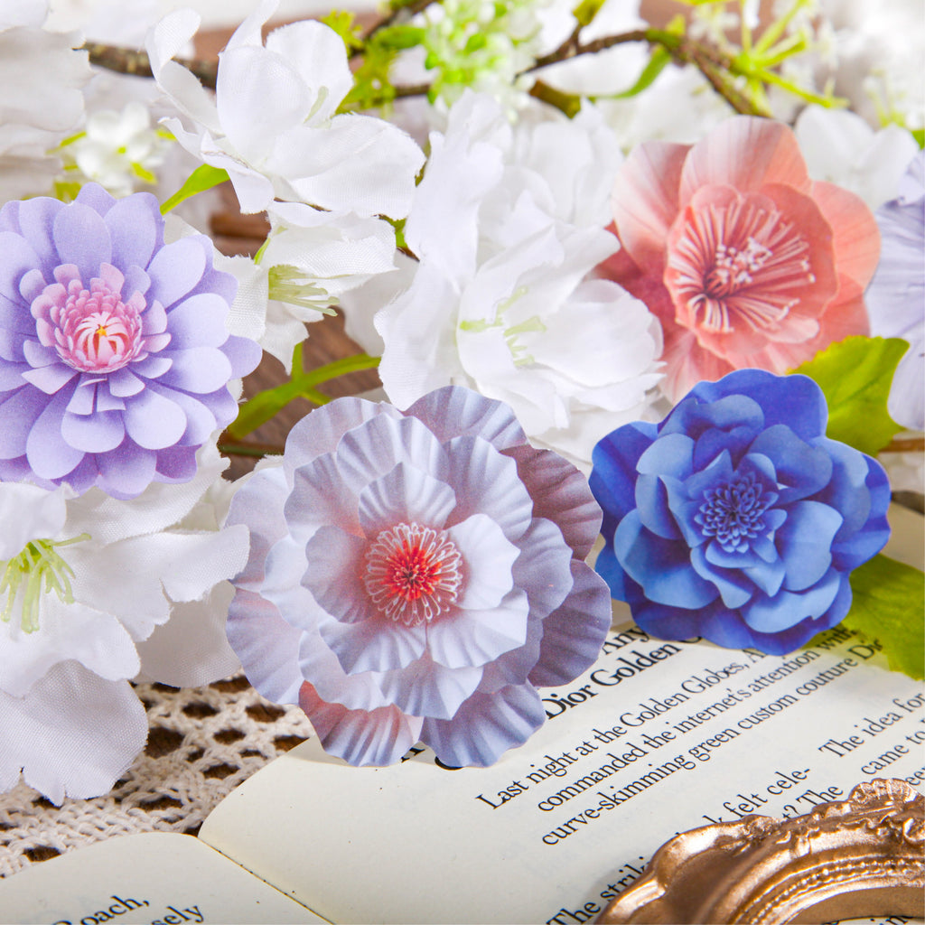30 Pcs Flower Stickers HSJX