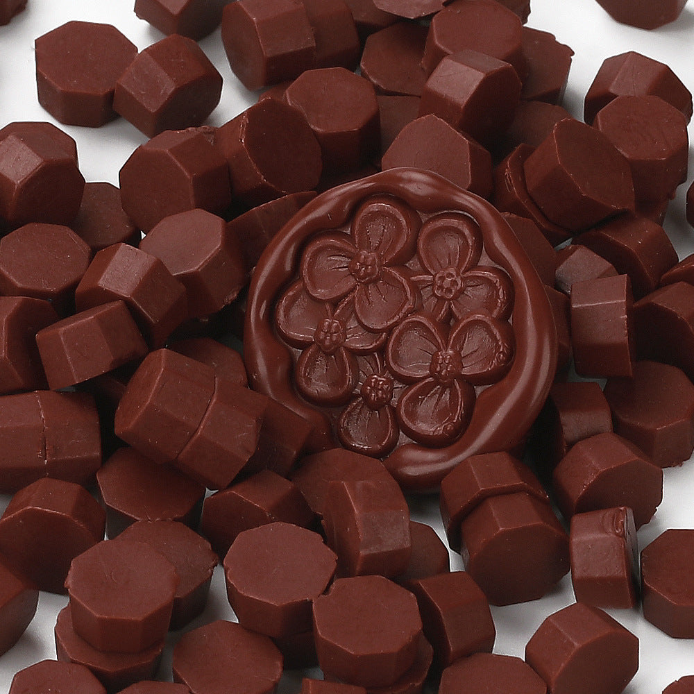 100 PCS Octagon Wax Seal Beads H43