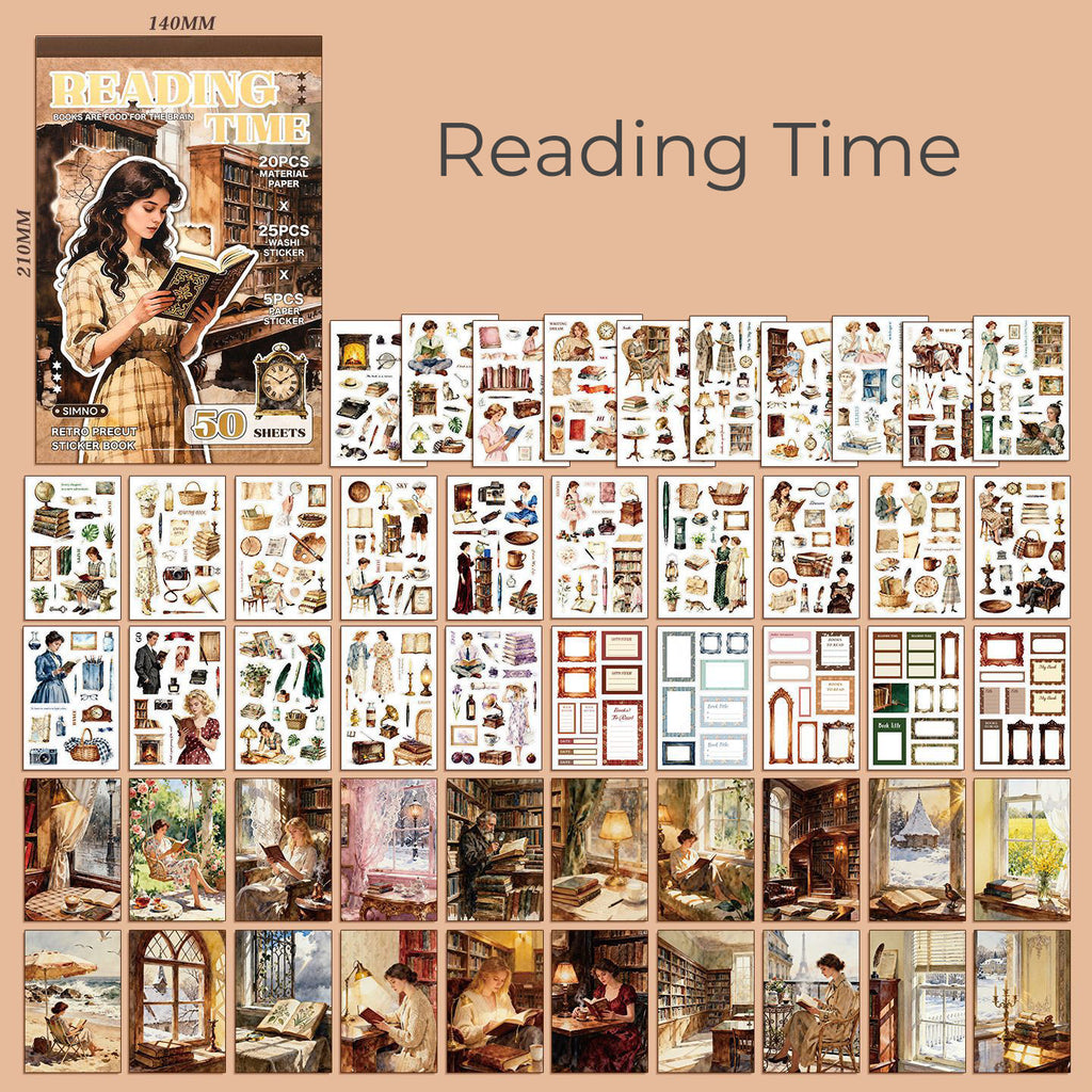 A5 Mixed Material Sticker Book YDSG