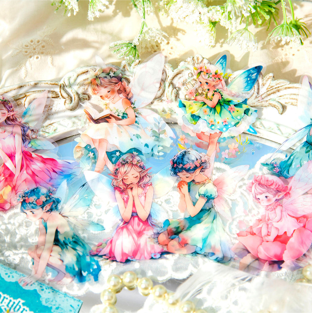16 Pcs Spirit PET Stickers XXTHZ