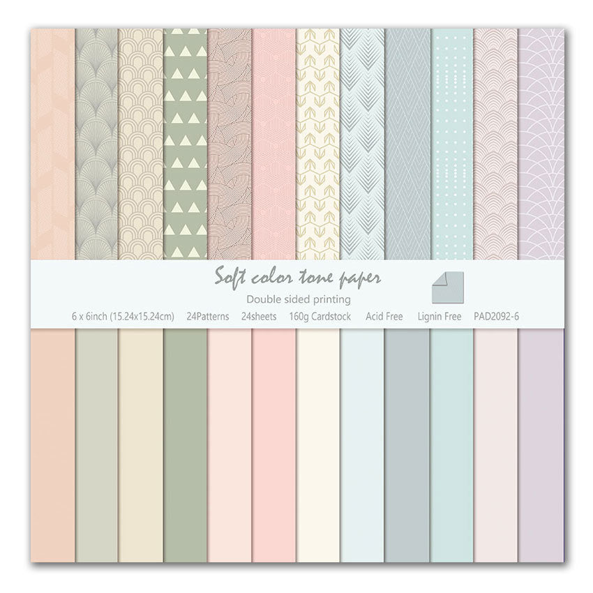 6 inch Scrapbook Paper Pad JYY6092