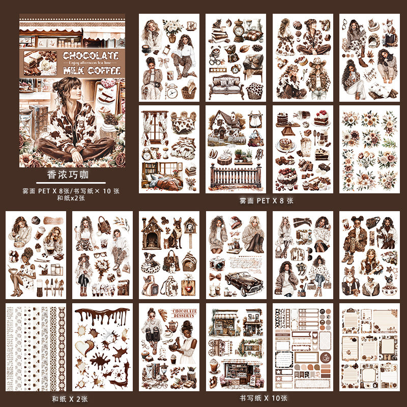A5 Mixed Material Sticker Book TZH137